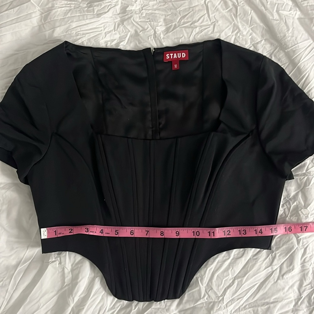 STAUD Black Crop Top - Picture 7 of 8